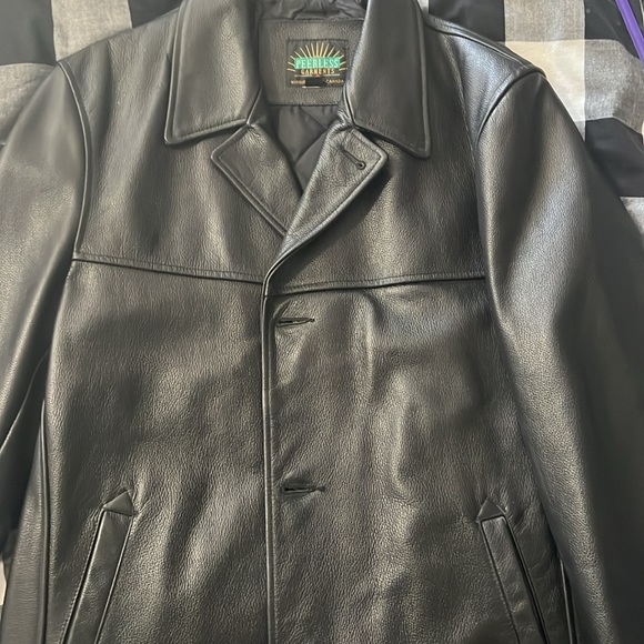 Men’s 3/4 Peerless leather dress jacket - Picture 5 of 7